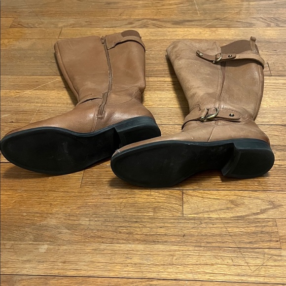 Brown Leather Naturalizer Riding Boots- Jaya - Picture 3 of 11